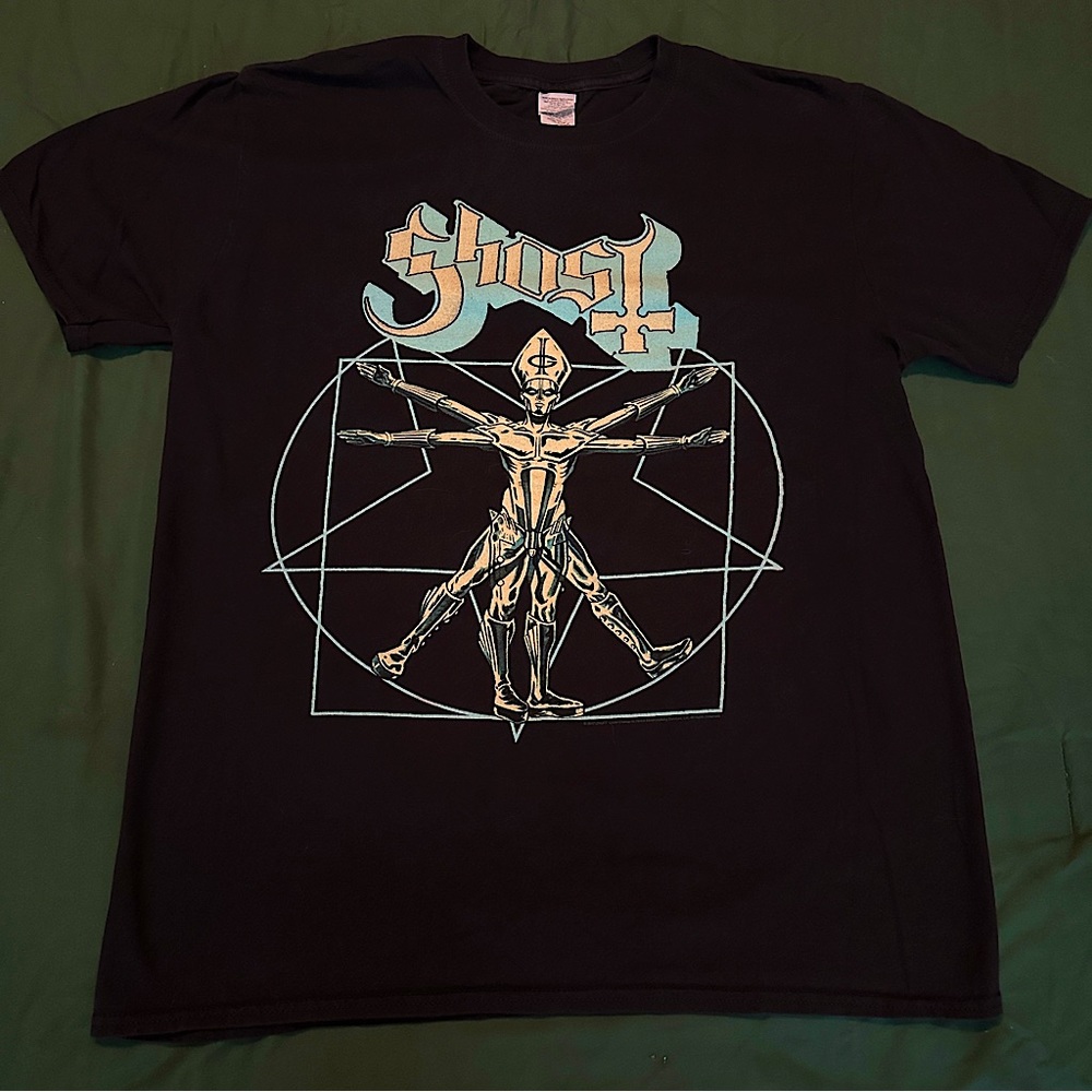Ghost Popestar Band T Shirt Large